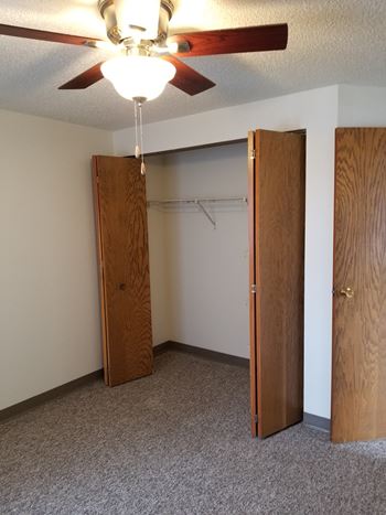 Spacious closets